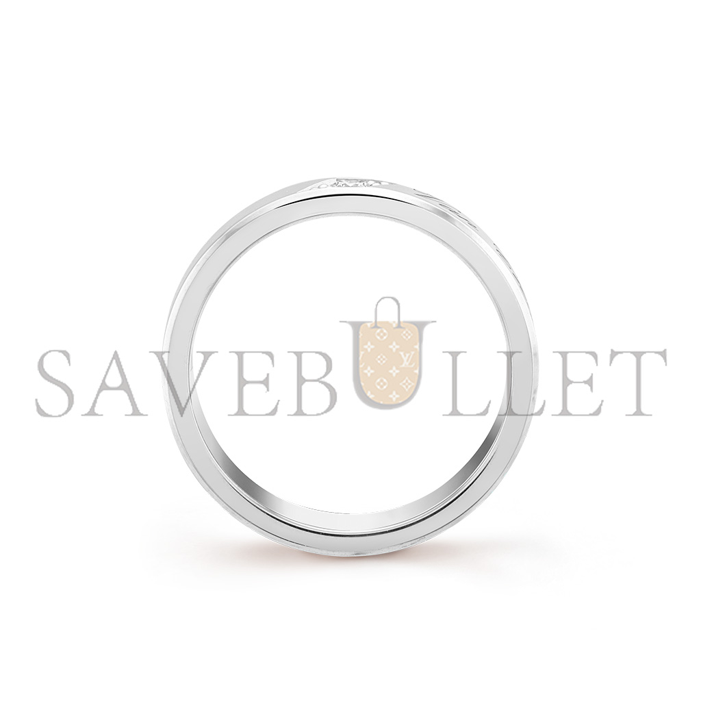 V*N CL*F arpels toujours signature etoiles wedding band, 4 mm vcarp5yw00